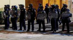 Trump authorises ‘full force’ as Portland becomes latest city to see troops deployed